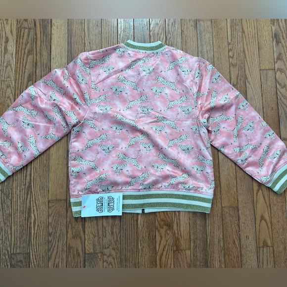 Never Fully Dressed Leopard Bomber Jacket NWT - Picture 6 of 6